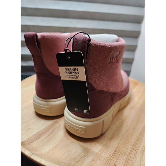 Sorel Youth Explorer III Slip-On Waterproof Boots Size 7 Mauve - Picture 6 of 12